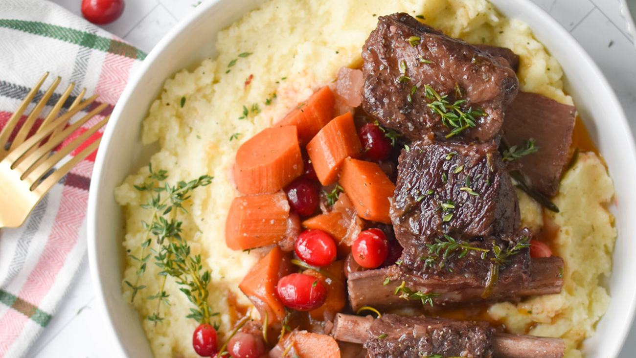 Cranberry Braised Short Ribs