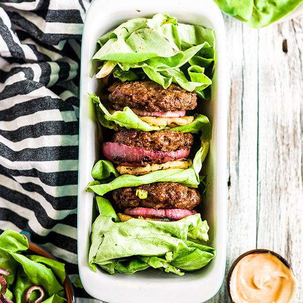 Hawaiian Teriyaki Burgers