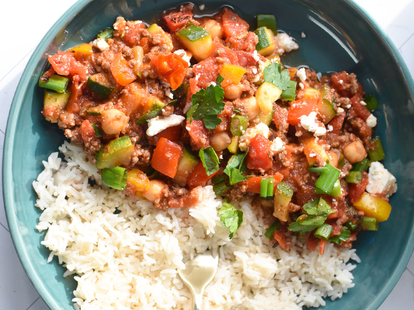 Mediterranean Ground Beef Skillet - Ohio Beef Council
