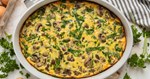 Mushroom Quiche