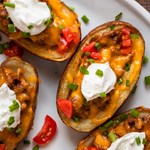 Cheeseburger Potato Skins