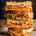 Spaghetti Grilled Cheese 1:1