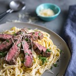 Steak Alfredo 1