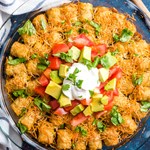 Taco Tater Tot Casserole 1-1