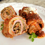 Veal Parmigiana Rolls